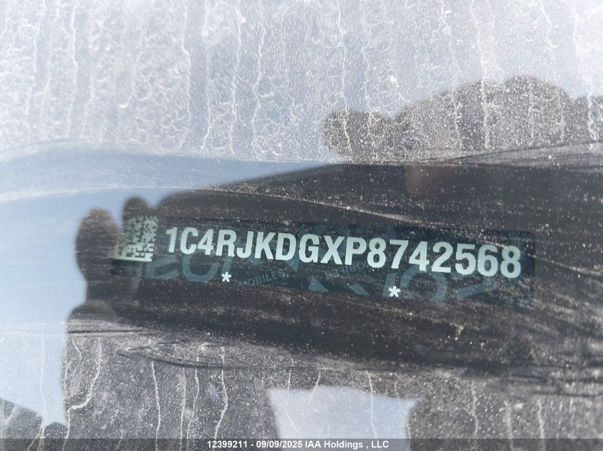 2023 Jeep Grand Cherokee L Overland VIN: 1C4RJKDGXP8742568 Lot: 12399211