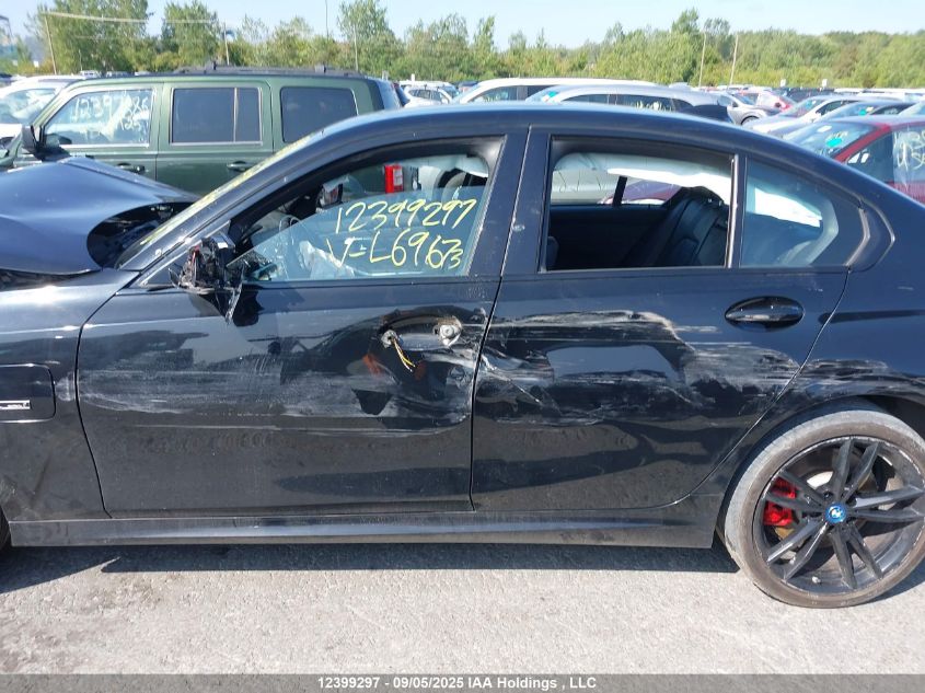 2022 BMW 330E xDrive VIN: WBA5P9C04NFL69673 Lot: 12399297