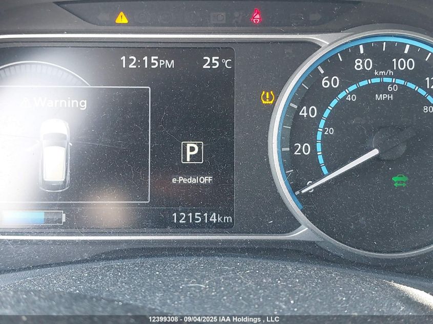 2018 Nissan Leaf S/Sl/Sv VIN: 1N4AZ1CP5JC316072 Lot: 12399308