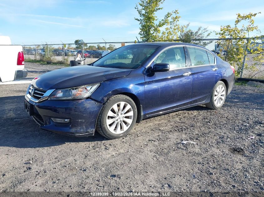 2013 Honda Accord Ex-L V6 VIN: 1HGCR3F82DA801354 Lot: 12399399