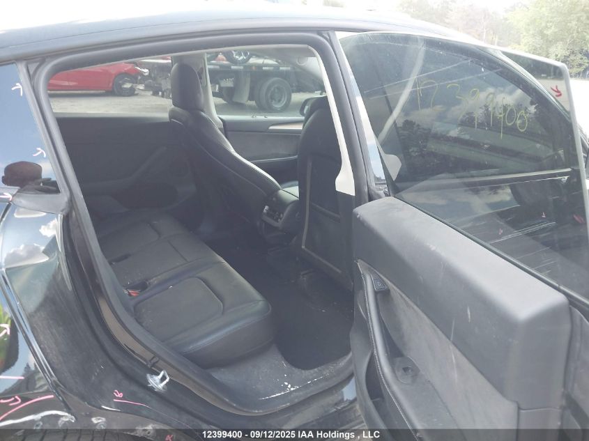 2022 Tesla Model Y Long Range VIN: 7SAYGDEE4NF518439 Lot: 12399400