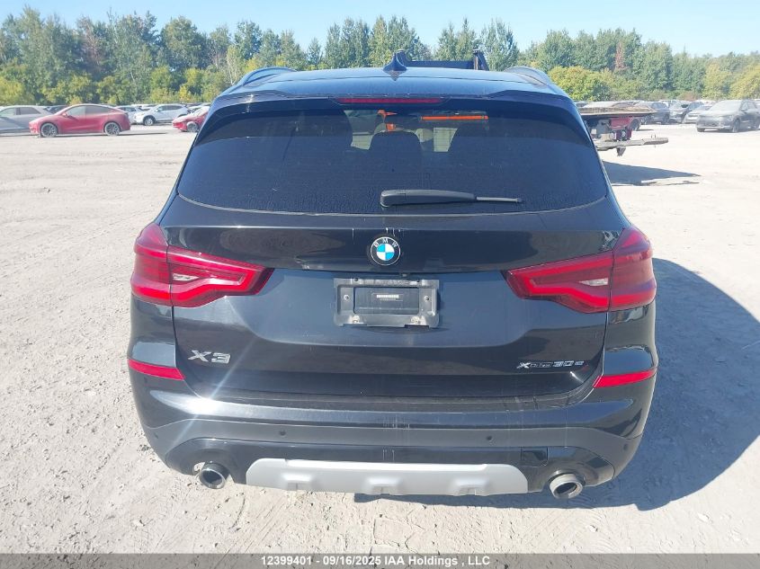 2021 BMW X3 xDrive30E VIN: 5UXTS1C0XM9H30395 Lot: 12399401