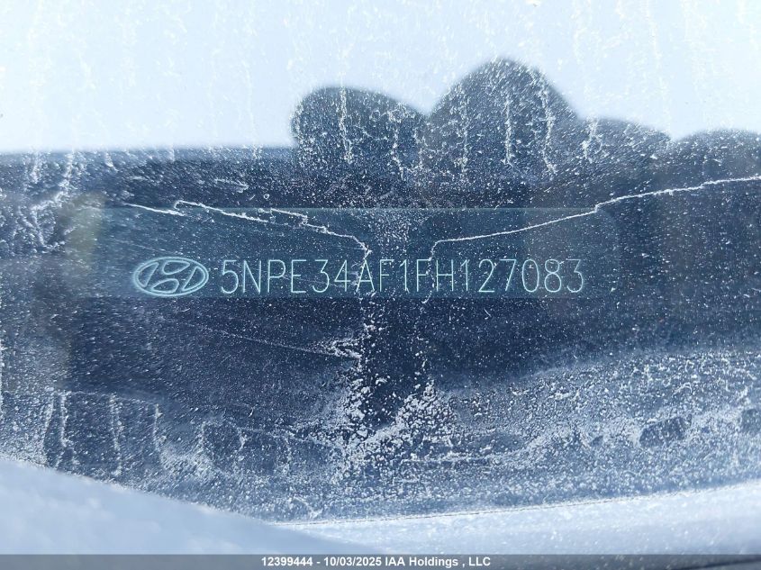 2015 Hyundai Sonata Sport Tech VIN: 5NPE34AF1FH127083 Lot: 12399444