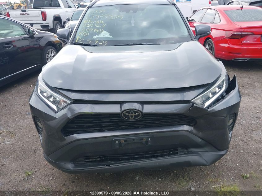 2020 Toyota Rav4 Xle/Xle Premium VIN: 2T3R1RFV8LC079933 Lot: 12399579