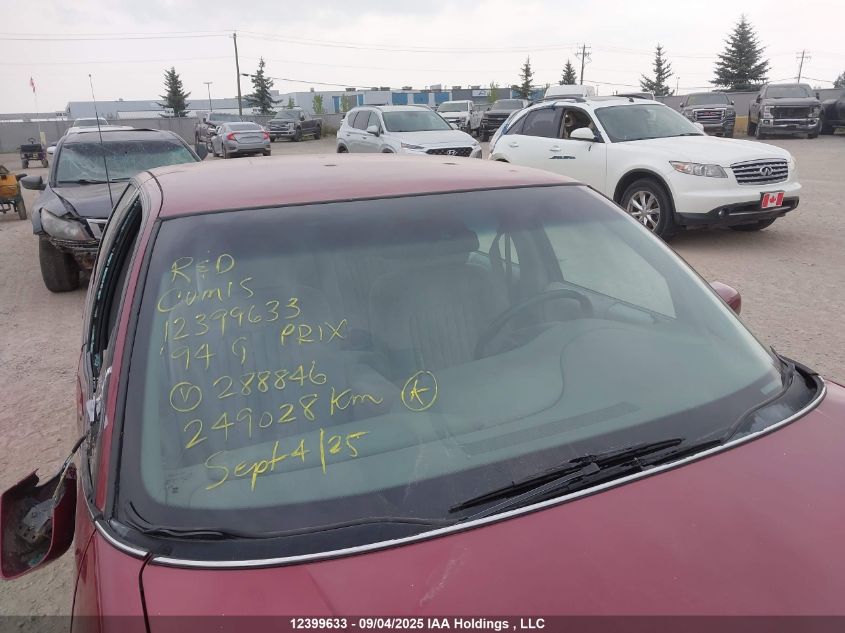 1994 Pontiac Grand Prix Se VIN: 1G2WJ52M9RF288846 Lot: 12399633