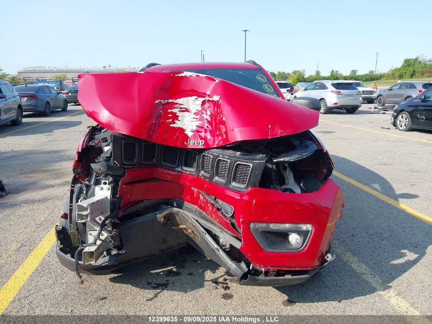 2021 Jeep Compass VIN: 3C4NJDBB9MT514186 Lot: 12399635