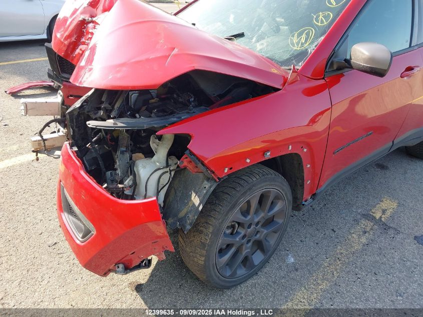 2021 Jeep Compass VIN: 3C4NJDBB9MT514186 Lot: 12399635