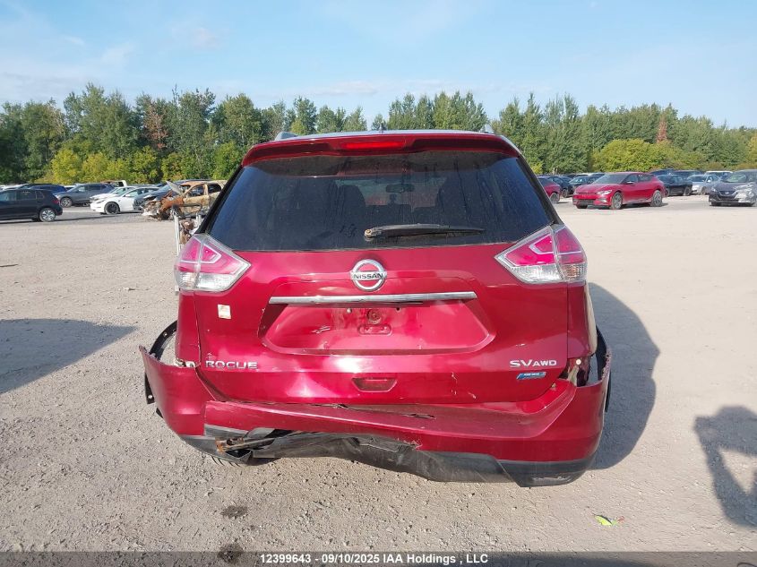 2014 Nissan Rogue S/Sl/Sv VIN: 5N1AT2MV2EC792411 Lot: 12399643
