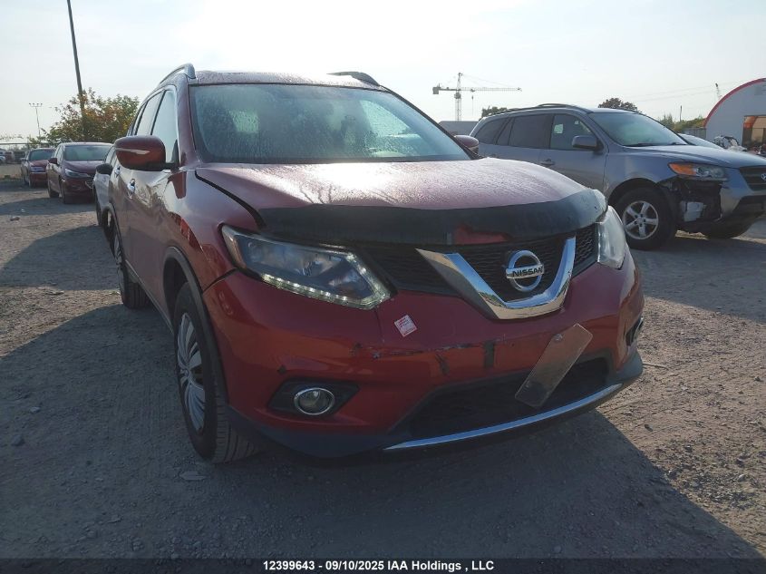 2014 Nissan Rogue S/Sl/Sv VIN: 5N1AT2MV2EC792411 Lot: 12399643