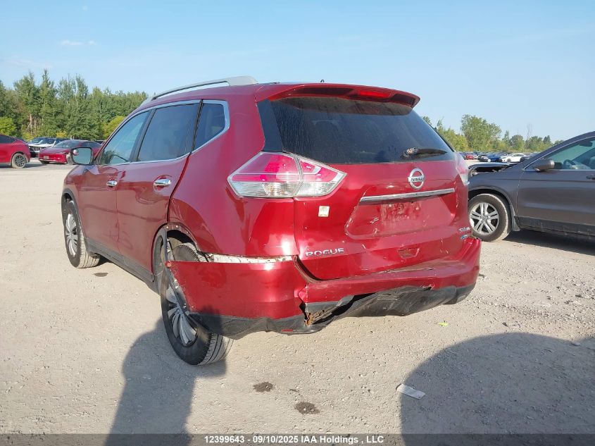 2014 Nissan Rogue S/Sl/Sv VIN: 5N1AT2MV2EC792411 Lot: 12399643