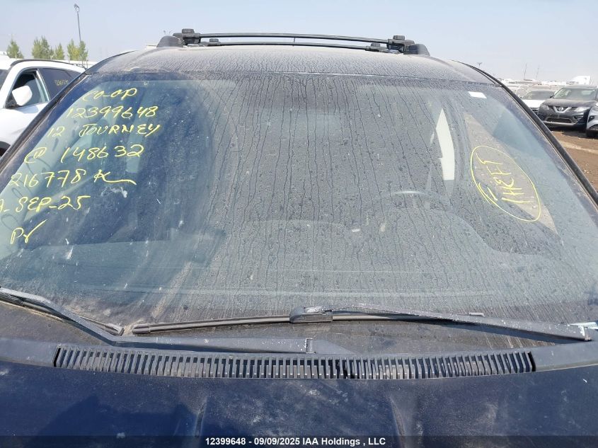 2012 Dodge Journey R/T VIN: 3C4PDDFGXCT148632 Lot: 12399648