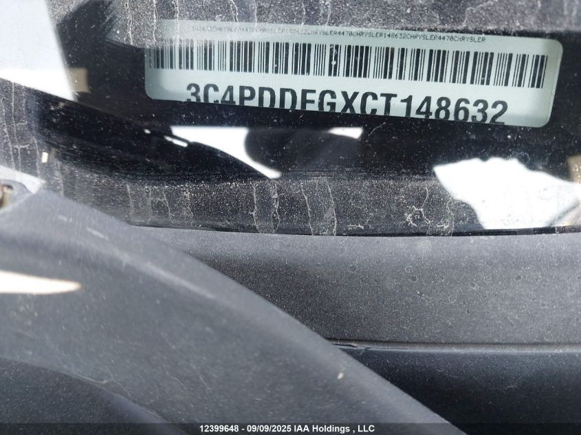 2012 Dodge Journey R/T VIN: 3C4PDDFGXCT148632 Lot: 12399648