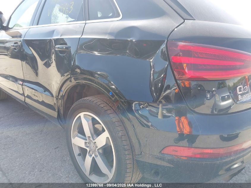 2015 Audi Q3 4P Ti VIN: WA1EFEFS7FR005463 Lot: 12399768