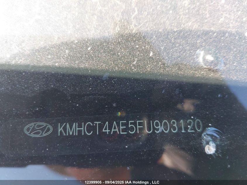 2015 Hyundai Accent Gls VIN: KMHCT4AE5FU903120 Lot: 12399905