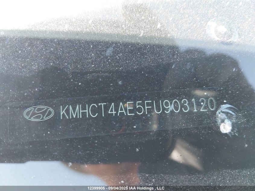 2015 Hyundai Accent Gls VIN: KMHCT4AE5FU903120 Lot: 12399905