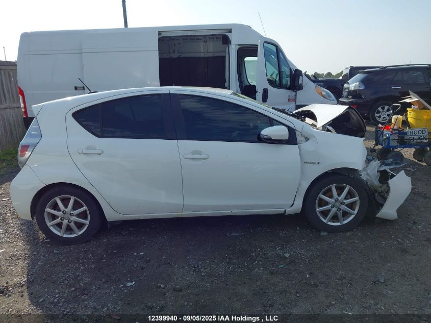 2012 Toyota Prius C VIN: JTDKDTB38C1504008 Lot: 12399940