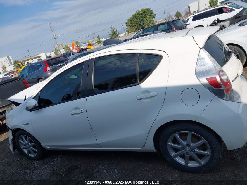 2012 Toyota Prius C VIN: JTDKDTB38C1504008 Lot: 12399940