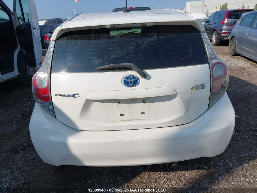 2012 Toyota Prius C VIN: JTDKDTB38C1504008 Lot: 12399940