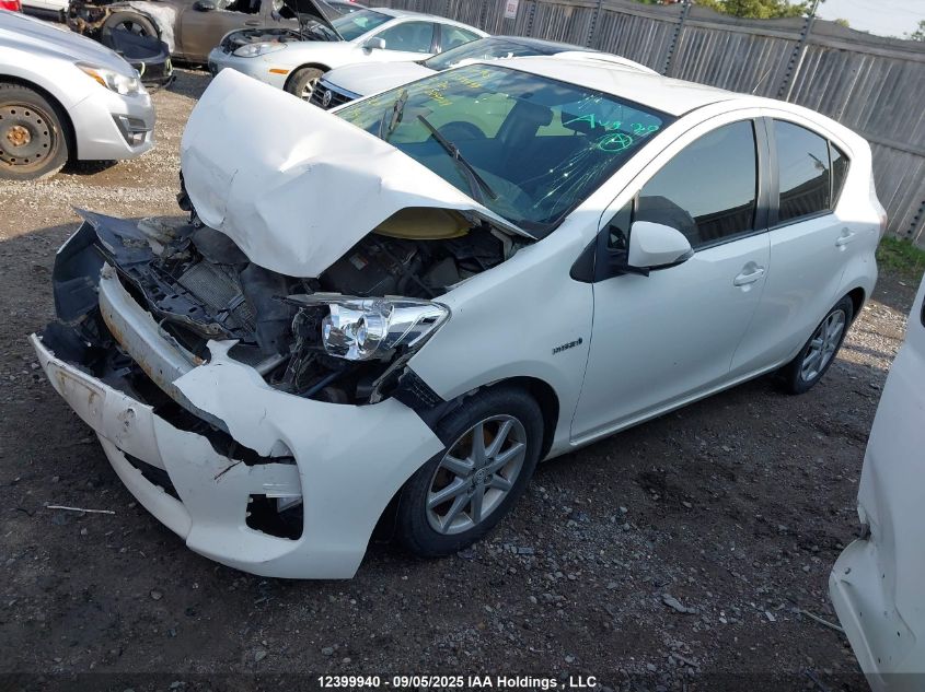 2012 Toyota Prius C VIN: JTDKDTB38C1504008 Lot: 12399940