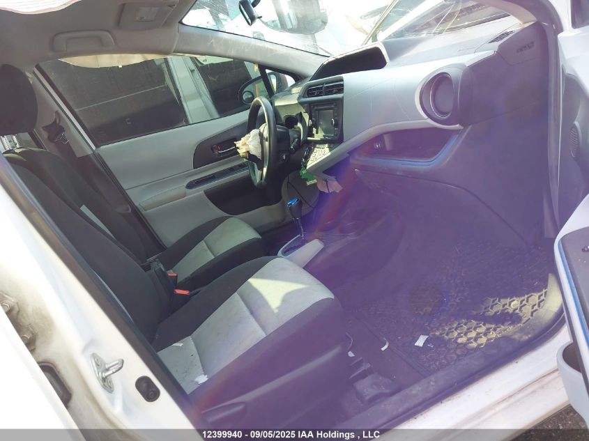 2012 Toyota Prius C VIN: JTDKDTB38C1504008 Lot: 12399940