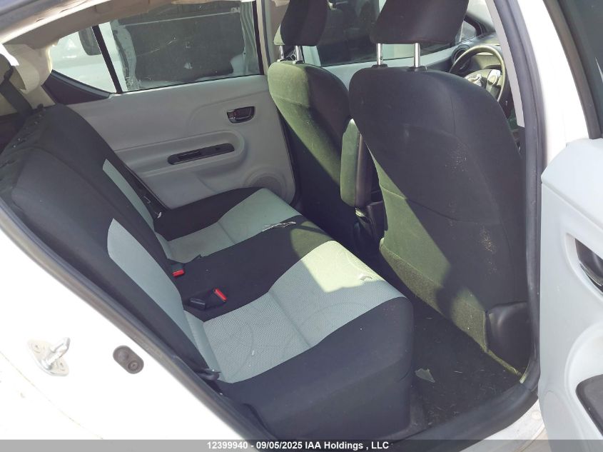 2012 Toyota Prius C VIN: JTDKDTB38C1504008 Lot: 12399940