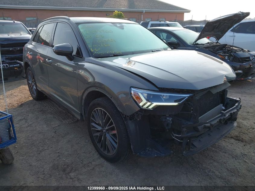 2020 Audi Q3 45 Technik VIN: WA1FECF36L1085921 Lot: 12399960