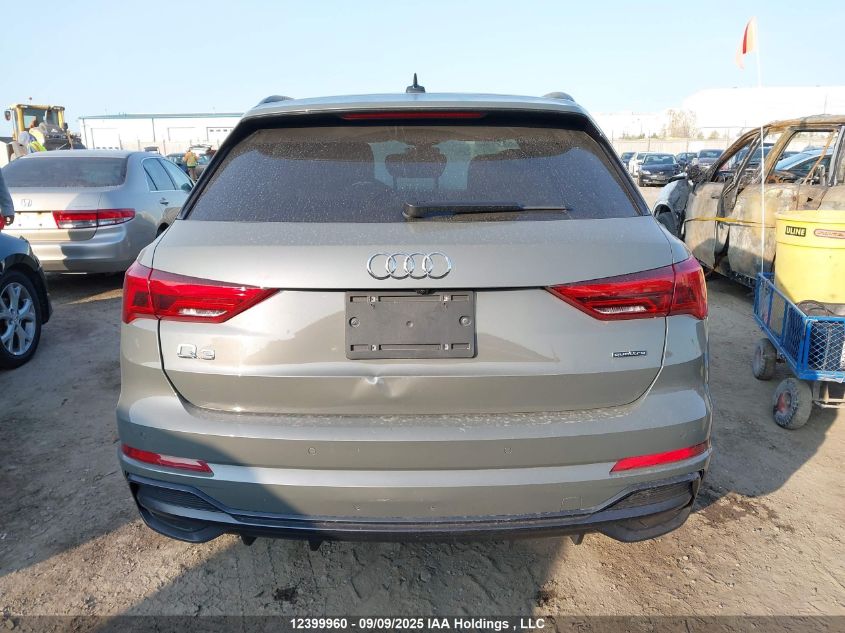 2020 Audi Q3 45 Technik VIN: WA1FECF36L1085921 Lot: 12399960
