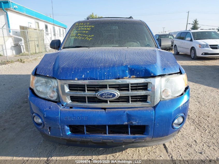 2012 Ford Escape Xlt VIN: 1FMCU0D71CKA01185 Lot: 12399974