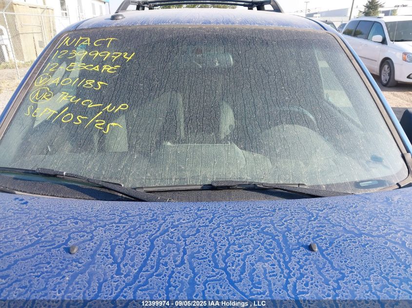 2012 Ford Escape Xlt VIN: 1FMCU0D71CKA01185 Lot: 12399974