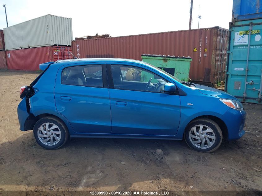 2022 Mitsubishi Mirage Es/Le VIN: ML32AUHJ5NH000551 Lot: 12399990