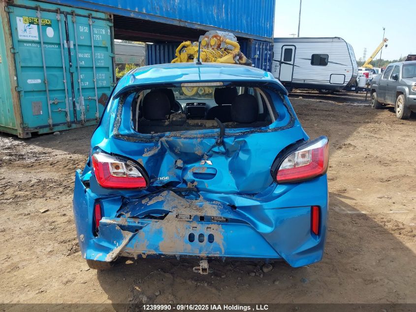 2022 Mitsubishi Mirage Es/Le VIN: ML32AUHJ5NH000551 Lot: 12399990