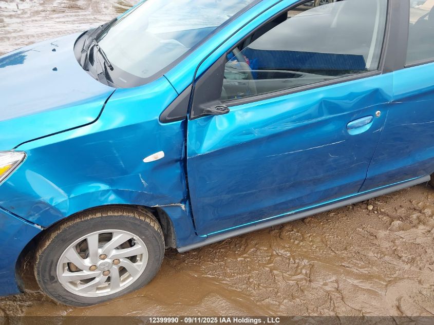 2022 Mitsubishi Mirage Es/Le VIN: ML32AUHJ5NH000551 Lot: 12399990