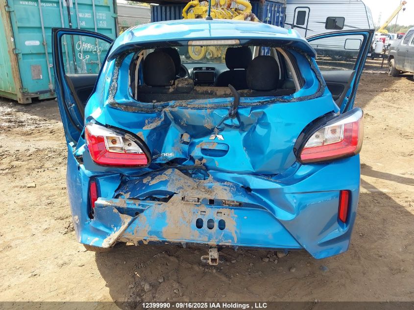 2022 Mitsubishi Mirage Es/Le VIN: ML32AUHJ5NH000551 Lot: 12399990