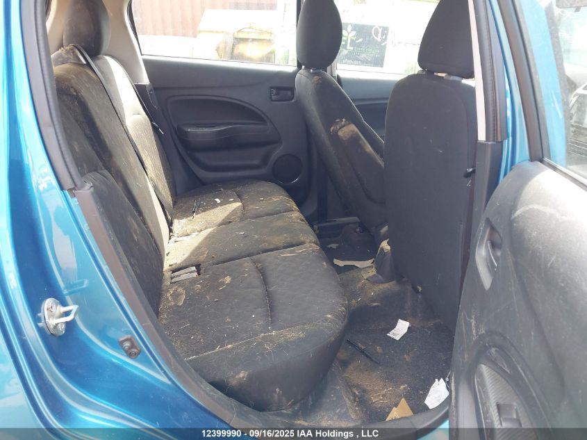 2022 Mitsubishi Mirage Es/Le VIN: ML32AUHJ5NH000551 Lot: 12399990