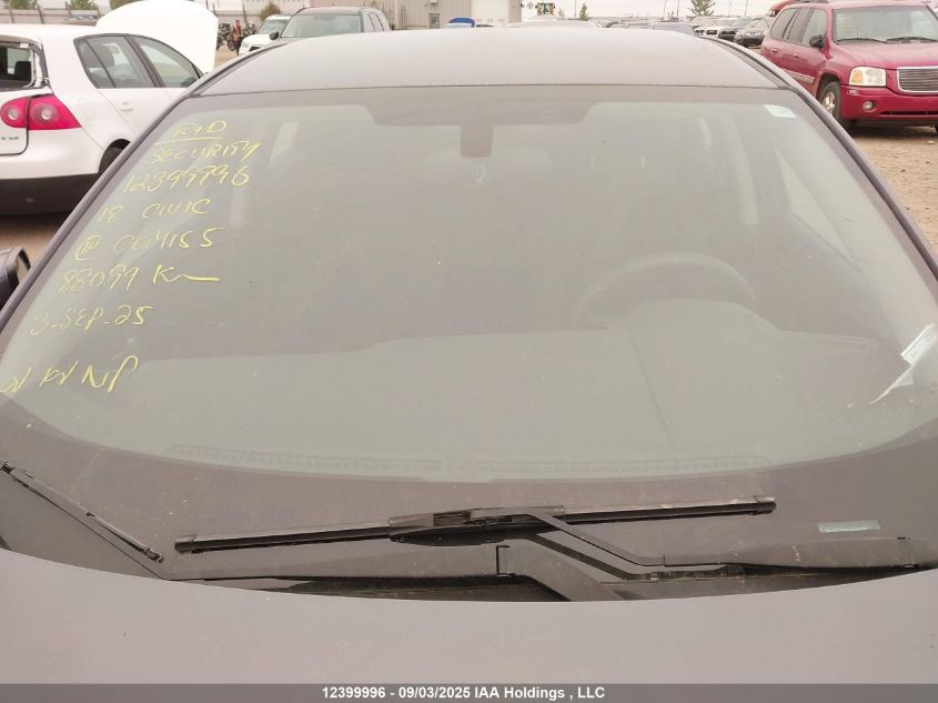 2018 Honda Civic Lx VIN: 2HGFC2F55JH004155 Lot: 12399996