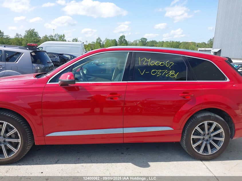 2018 Audi Q7 3.0T Progressiv VIN: WA1LAAF77JD037281 Lot: 12400062