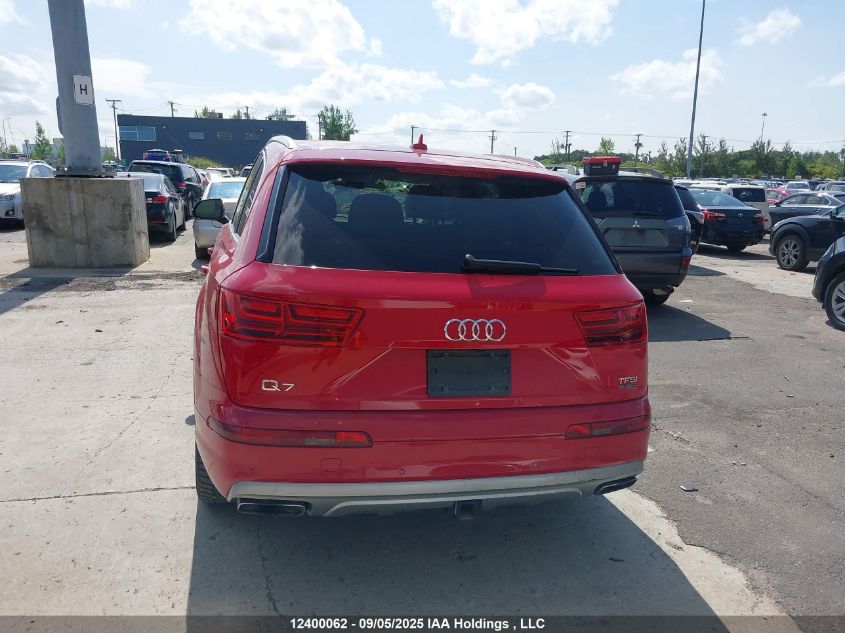 2018 Audi Q7 3.0T Progressiv VIN: WA1LAAF77JD037281 Lot: 12400062