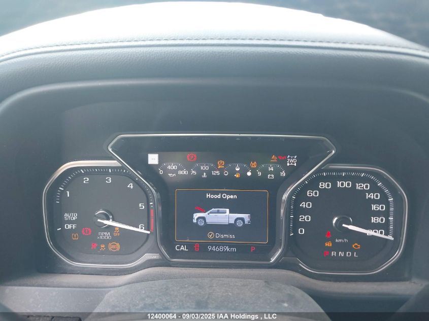 2021 GMC Sierra 1500 At4 VIN: 1GTU9EETXMZ126293 Lot: 12400064