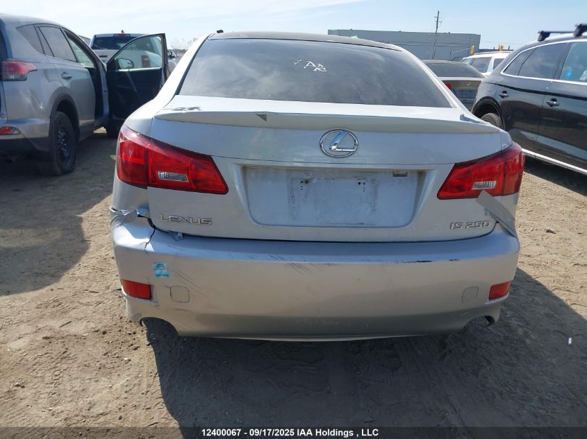 2006 Lexus Is 250 VIN: JTHBK262662003598 Lot: 12400067