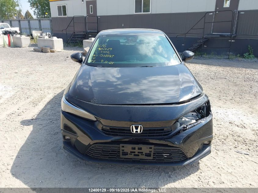 2023 Honda Civic Touring VIN: 2HGFE1F95PH001045 Lot: 12400129