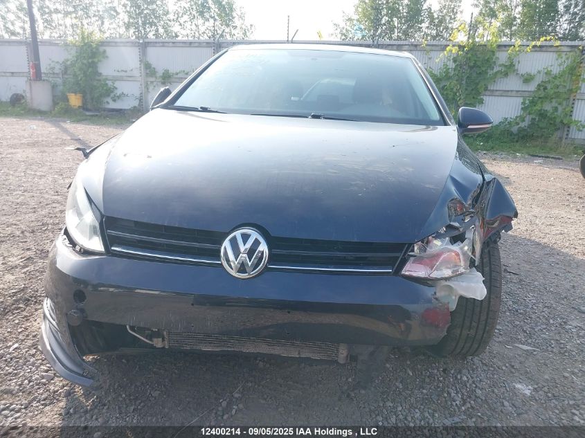 2016 Volkswagen Golf S/Se/Sel VIN: 3VW217AU6GM041950 Lot: 12400214