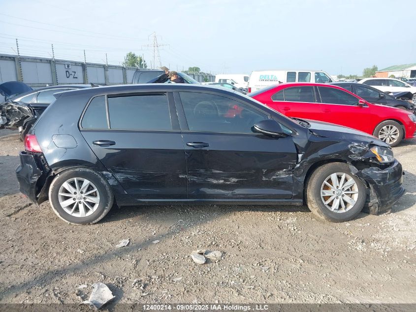 2016 Volkswagen Golf S/Se/Sel VIN: 3VW217AU6GM041950 Lot: 12400214