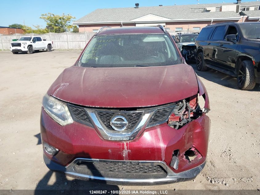 2016 Nissan Rogue VIN: 5N1AT2MVXGC781059 Lot: 12400247