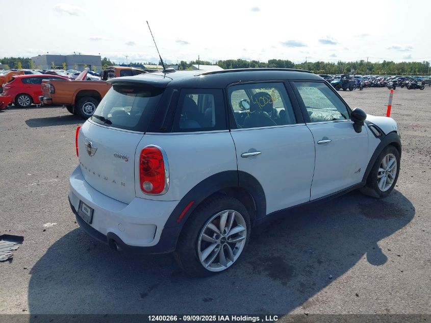 2014 Mini Countryman Cooper S VIN: WMWZC5C57EWM18186 Lot: 12400266