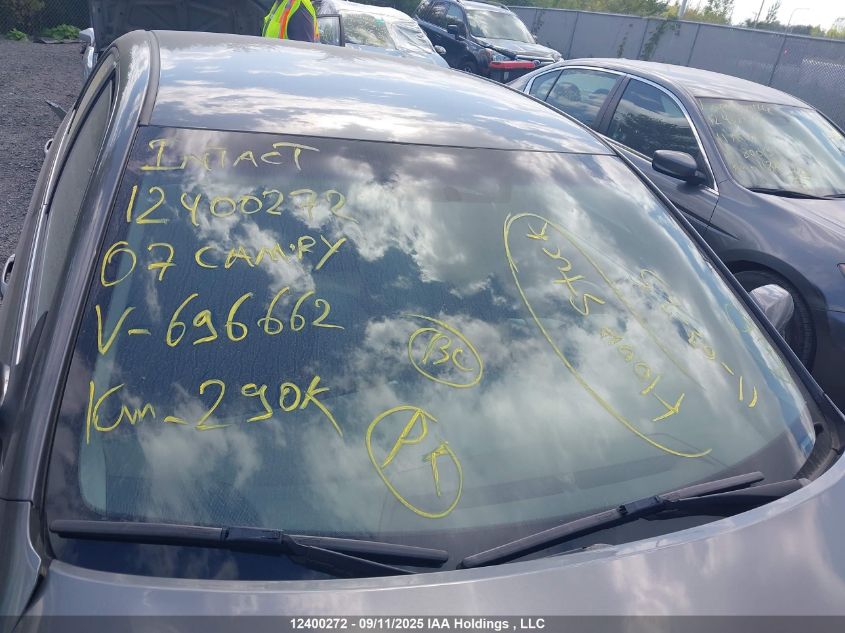 2007 Toyota Camry VIN: 4T1BE46K47U696662 Lot: 12400272