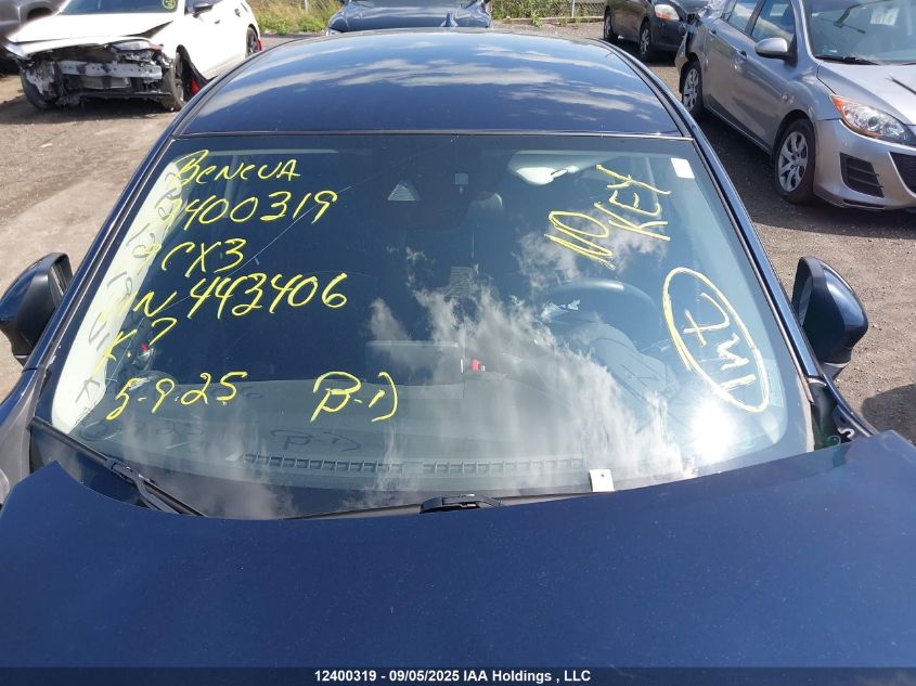 2019 Mazda Cx-3 Gs VIN: JM1DKFC72K0443406 Lot: 12400319