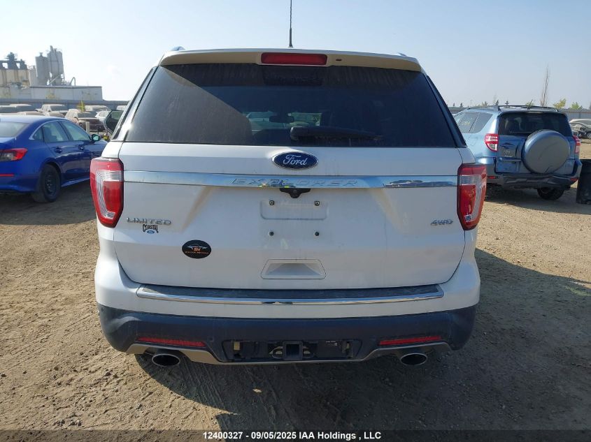 2018 Ford Explorer Limited VIN: 1FM5K8F86JGA74457 Lot: 12400327