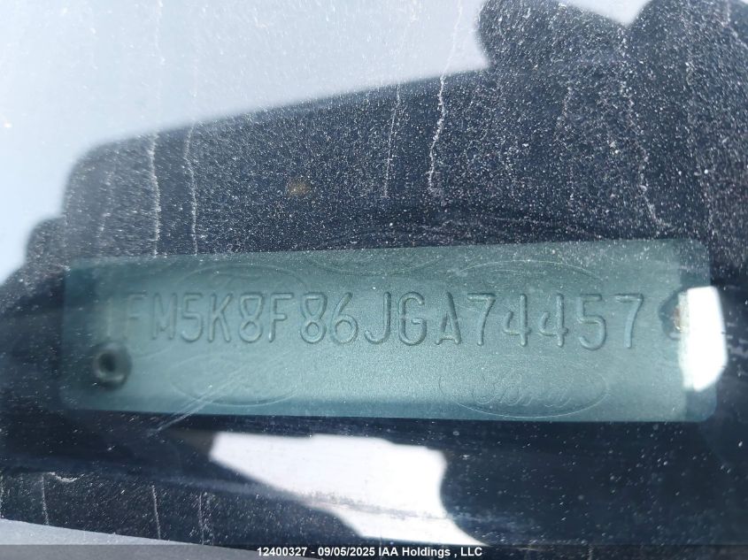 2018 Ford Explorer Limited VIN: 1FM5K8F86JGA74457 Lot: 12400327