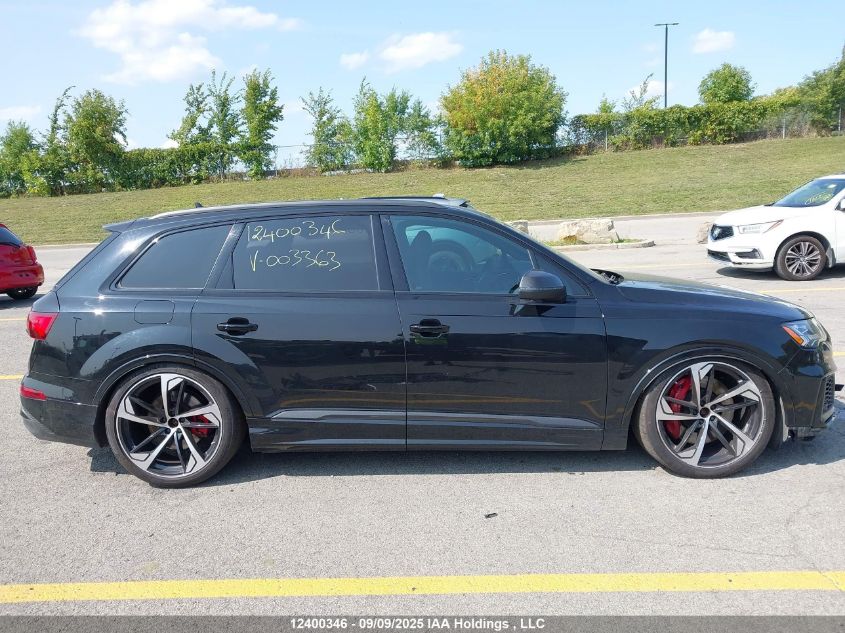 2024 Audi Sq7 VIN: WA1AWBF71RD003363 Lot: 12400346