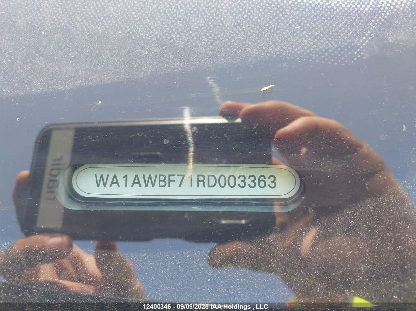 2024 Audi Sq7 VIN: WA1AWBF71RD003363 Lot: 12400346